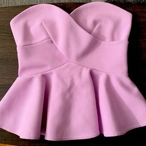 TOBI purple peplum top size M